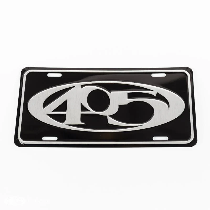 405 Embossed Aluminum Car Plate - Image 3