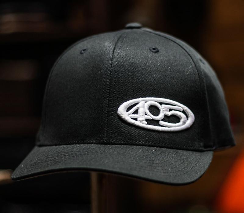 Black w/white 405 Hat - Image 3