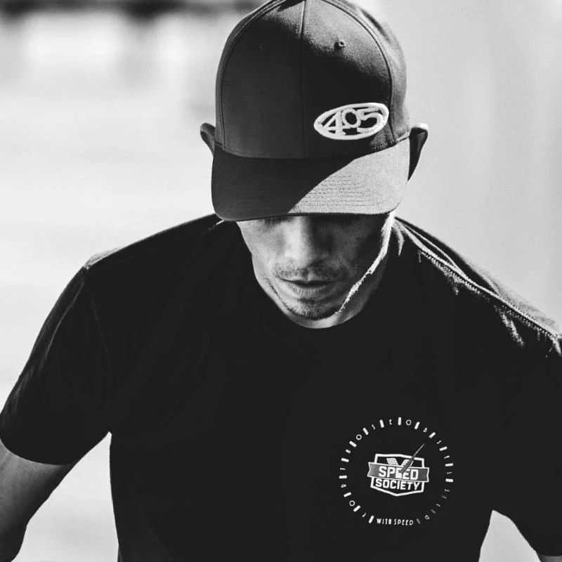 Black w/white 405 Hat - Image 4
